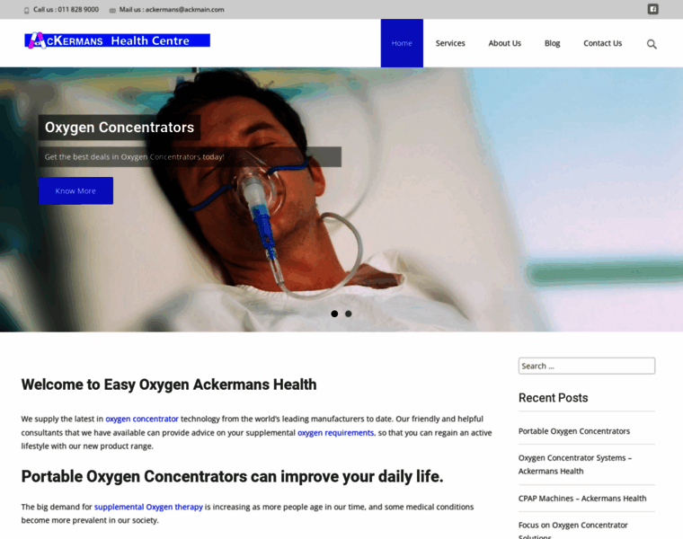 Oxygenconcentrators.co.za thumbnail