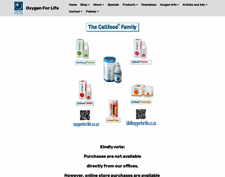 Oxygenforlife.co.za thumbnail