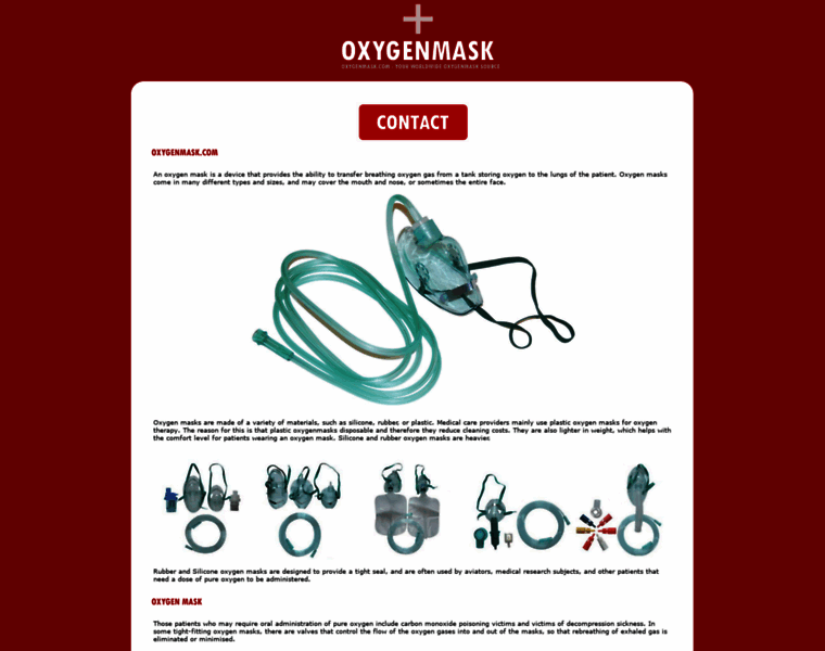Oxygenmask.com thumbnail
