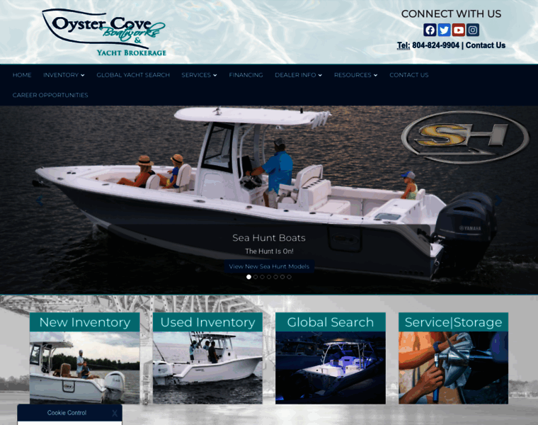 Oystercoveboatworks.com thumbnail