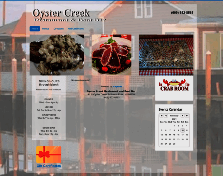 Oystercreekrestaurant.com thumbnail
