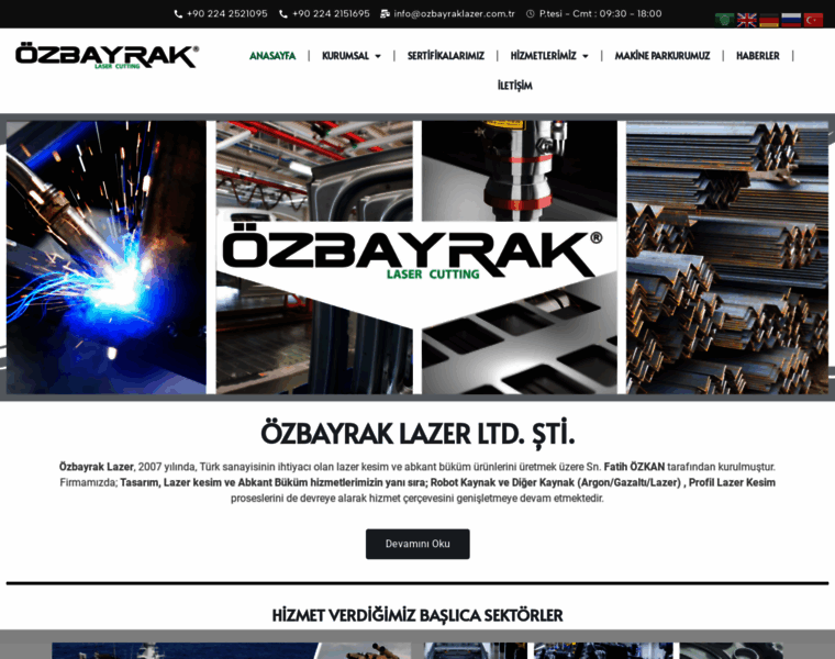 Ozbayraklazer.com.tr thumbnail