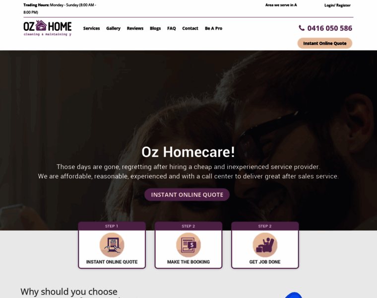Ozhomecare.com.au thumbnail