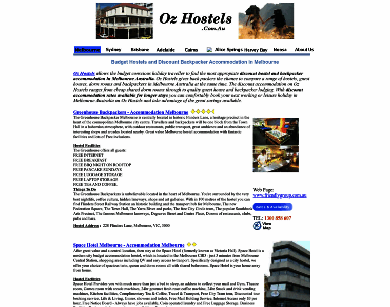 Ozhostels.com.au thumbnail
