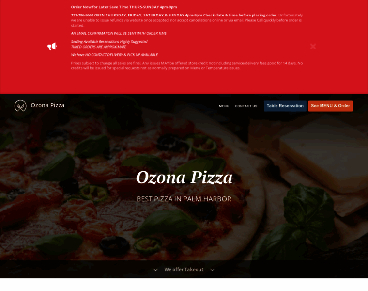 Ozonapizza.com thumbnail