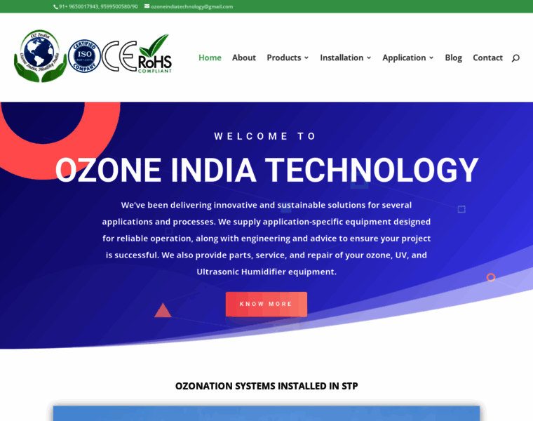 Ozoneindiatechnology.com thumbnail