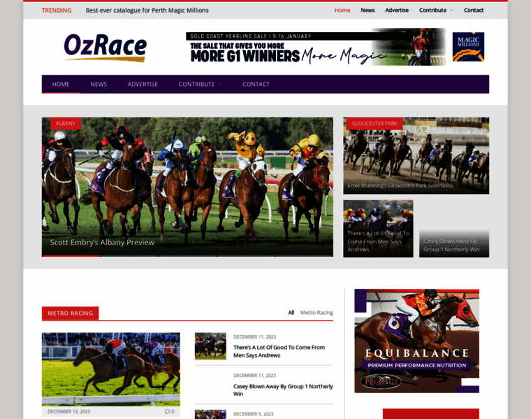 Ozrace.com.au thumbnail
