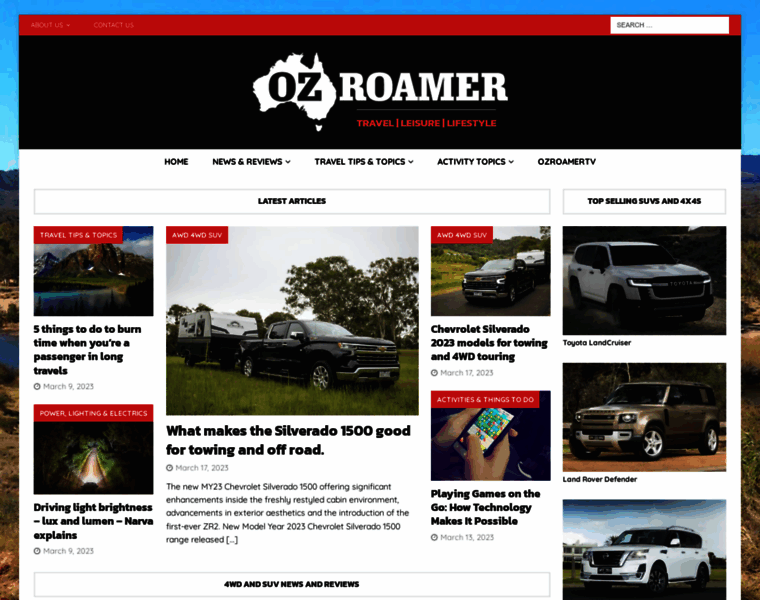 Ozroamer.com.au thumbnail