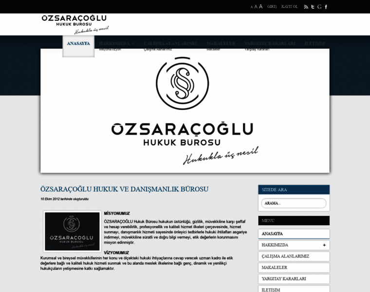Ozsaracogluhukuk.com thumbnail