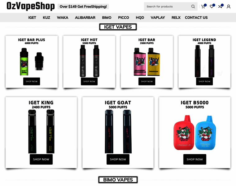 Ozvapeshops.com thumbnail