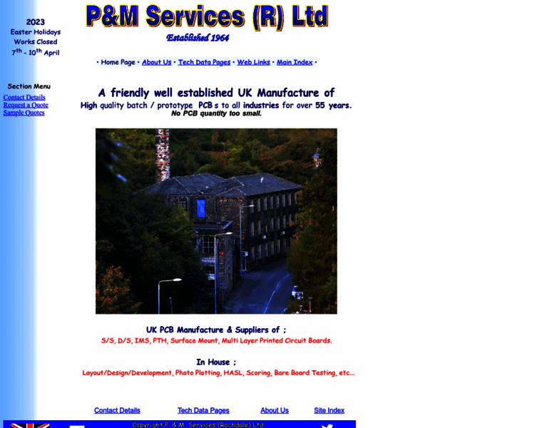 P-m-services.co.uk thumbnail