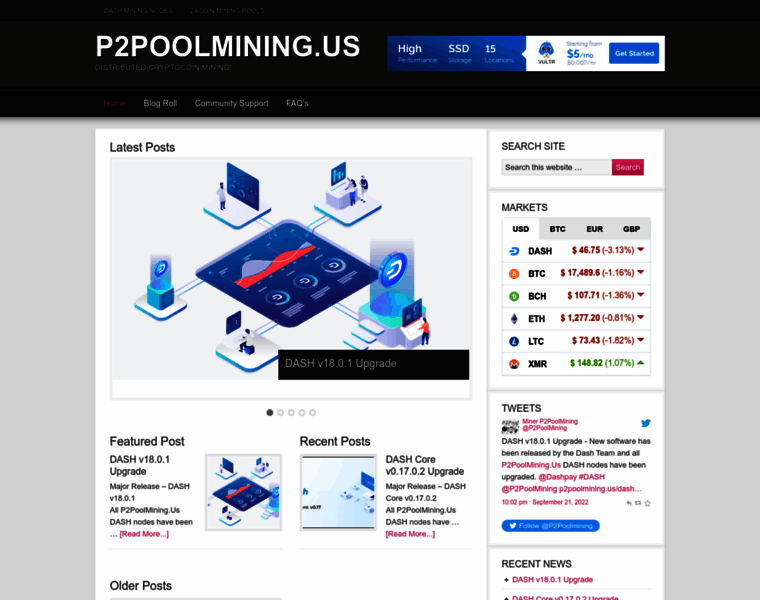 P2poolmining.us thumbnail
