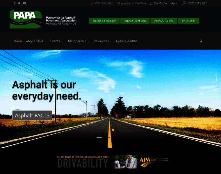 Pa-asphalt.org thumbnail