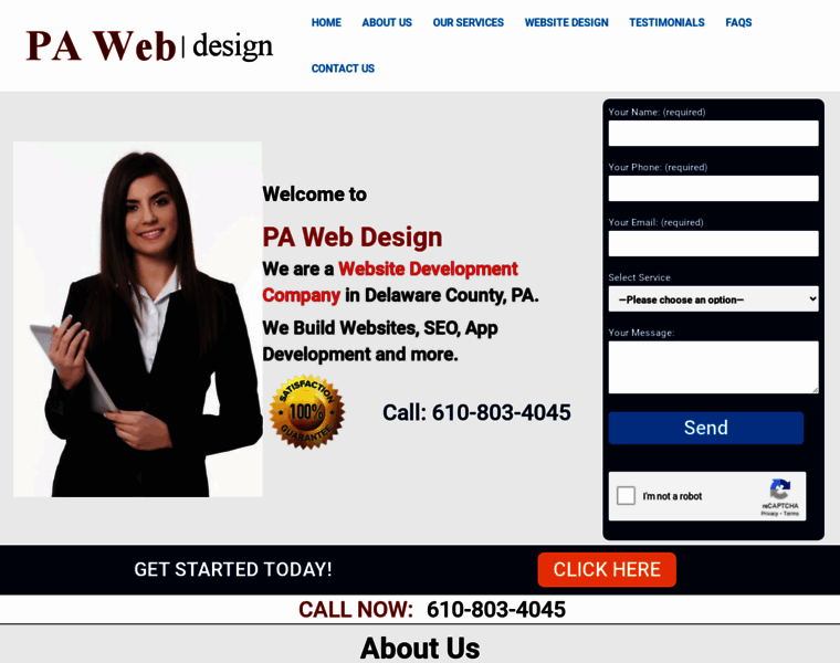 Pa-web-design.net thumbnail