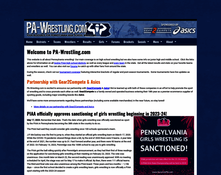 Pa-wrestling.com thumbnail