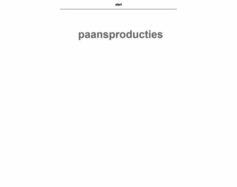 Paansproducties.nl thumbnail