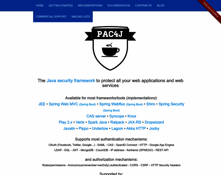 Pac4j.org thumbnail Pac4j.org thumbnail