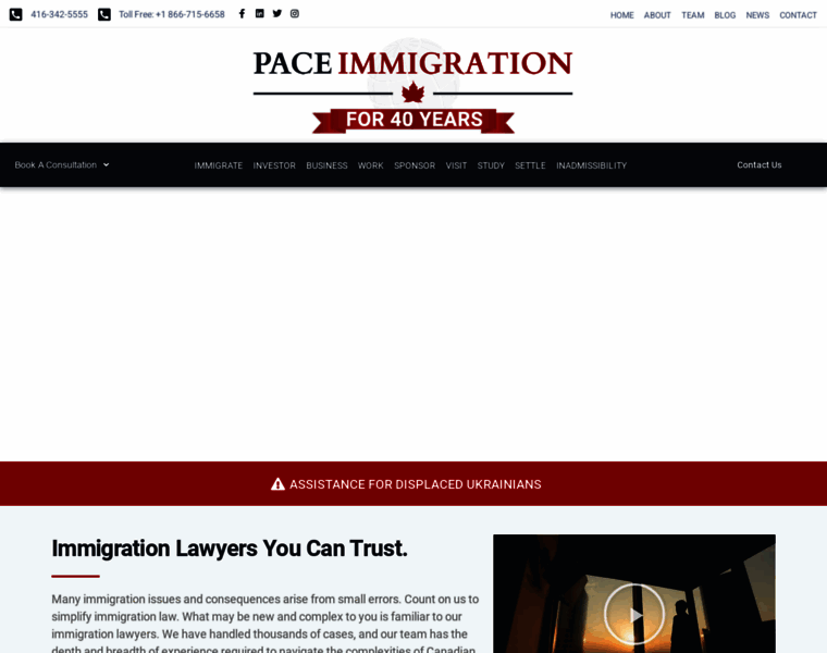 Paceimmigrationlaw.com thumbnail