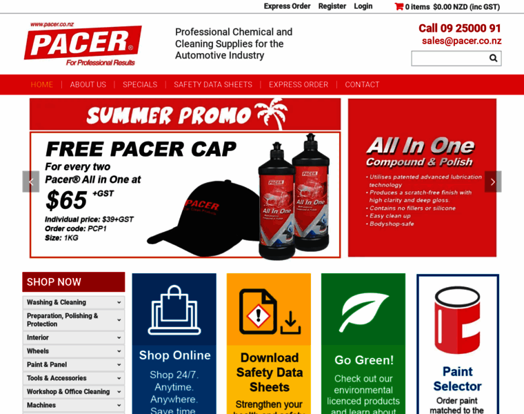 Pacer.co.nz thumbnail