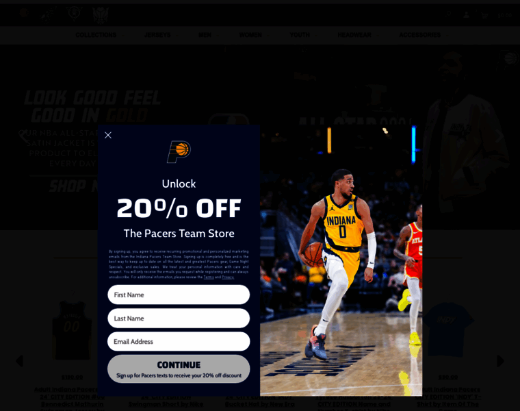 Pacersteamstore.com thumbnail