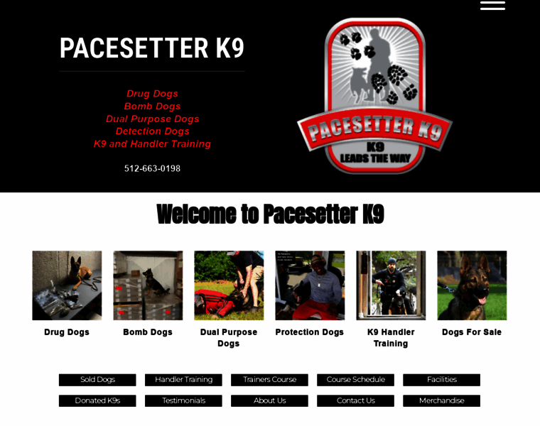 Pacesetterk9.com thumbnail