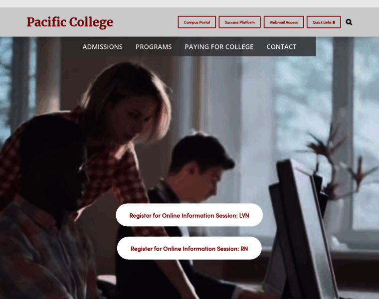 Pacific-college.edu thumbnail