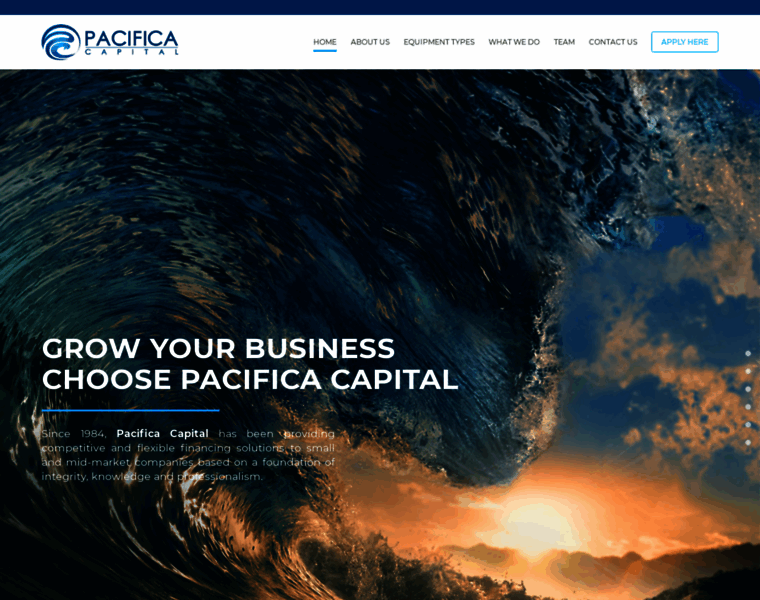 Pacifica-capital.com thumbnail