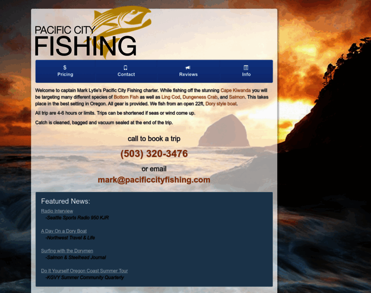 Pacificcityfishing.com thumbnail