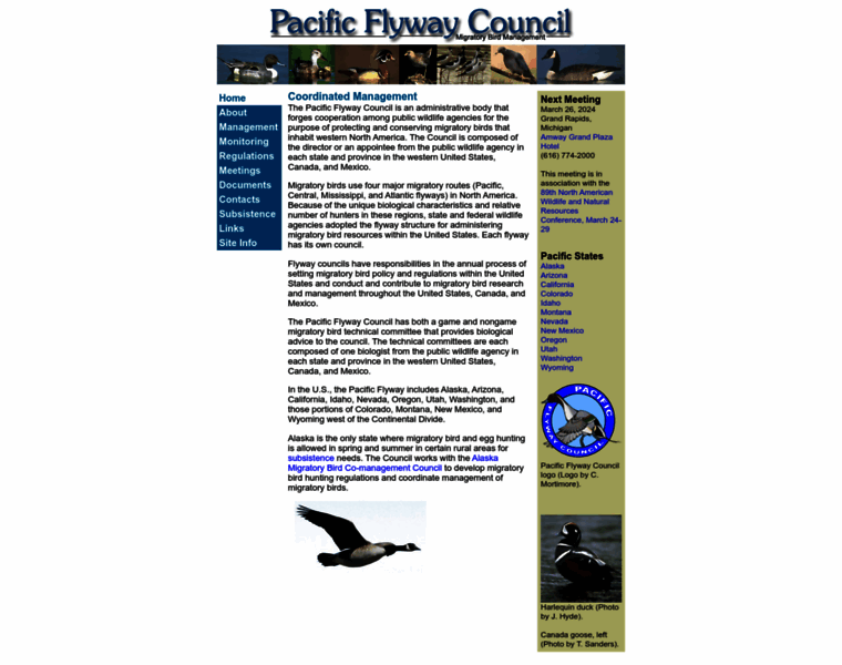 Pacificflyway.gov thumbnail