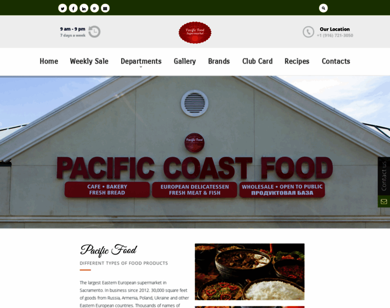 Pacificfood.net thumbnail