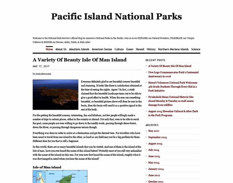 Pacificislandparks.com thumbnail