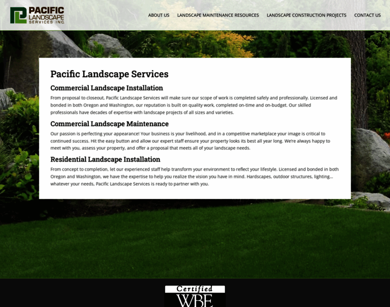 Pacificlandscapeservices.com thumbnail