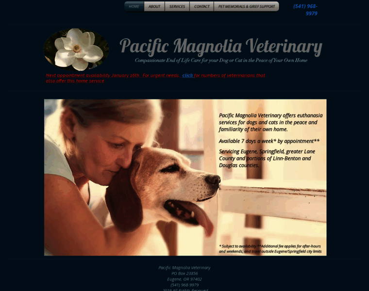 Pacificmagnoliavet.com thumbnail