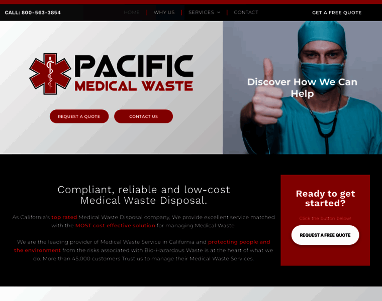 Pacificmedicalwaste.com thumbnail