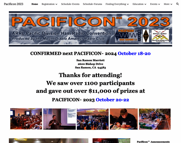 Pacificon.org thumbnail