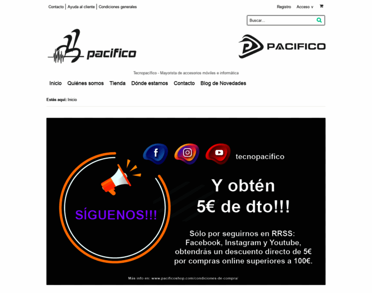Pacificoshop.com thumbnail