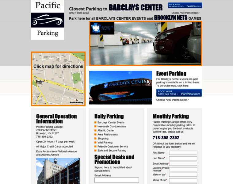 Pacificparkinggarage.com thumbnail