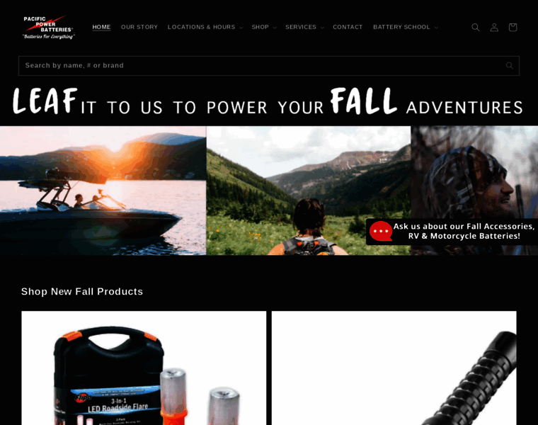 Pacificpowerbatteries.com thumbnail