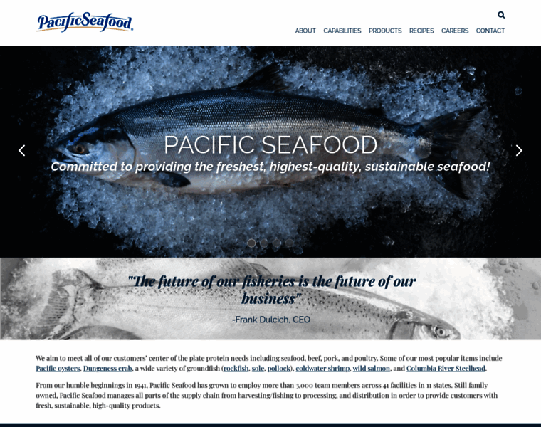 Pacificseafood.com thumbnail