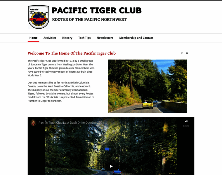 Pacifictigerclub.com thumbnail