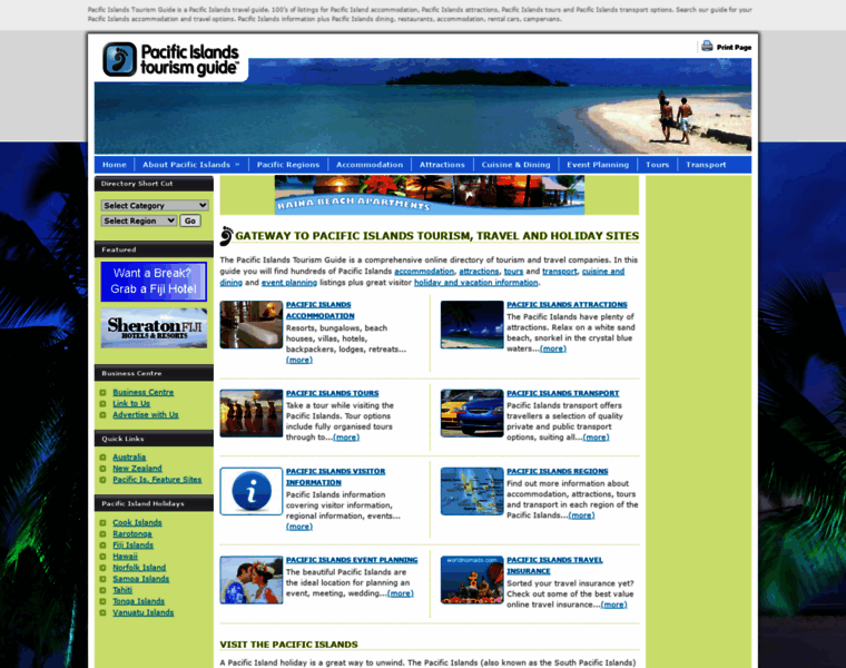 Pacifictourism.travel thumbnail