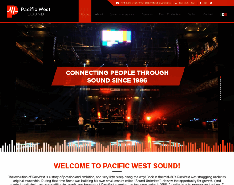 Pacificwestsound.com thumbnail