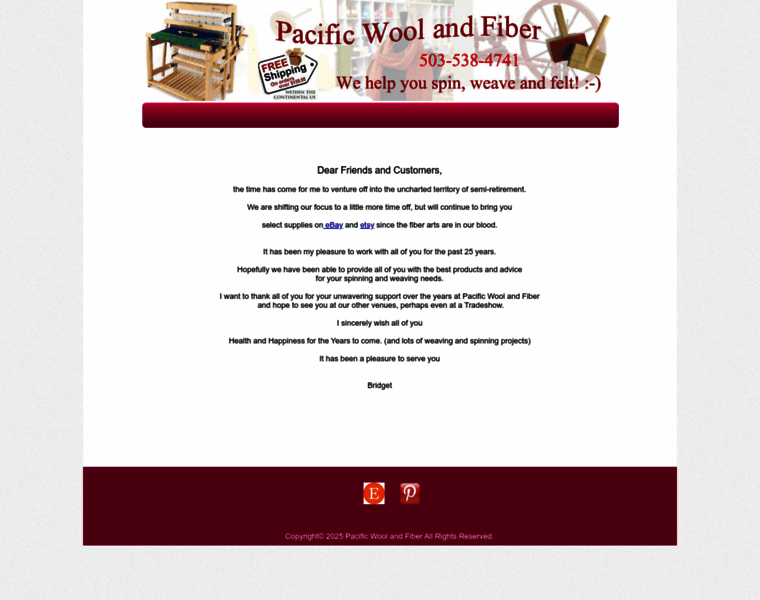 Pacificwoolandfiber.com thumbnail