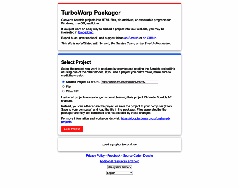 Packager.turbowarp.org thumbnail