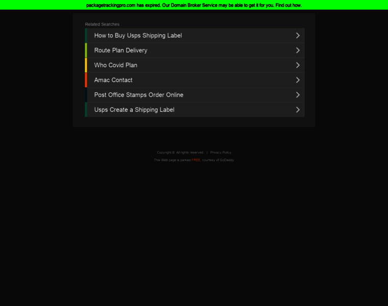 Packagetrackingpro.com thumbnail
