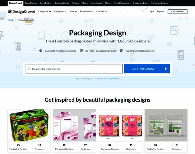 Packaging.designcrowd.com.ph thumbnail