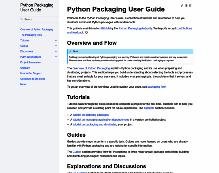 Packaging.python.org thumbnail