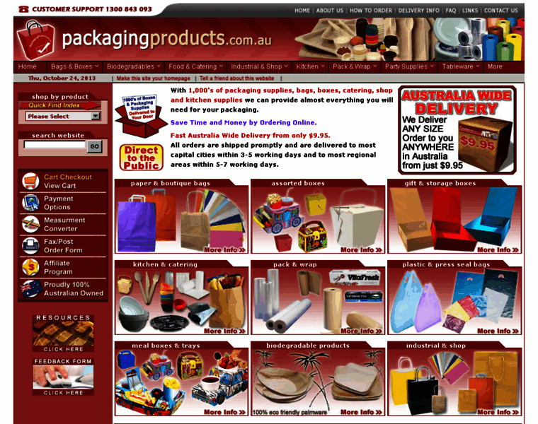 Packagingproducts.com.au thumbnail