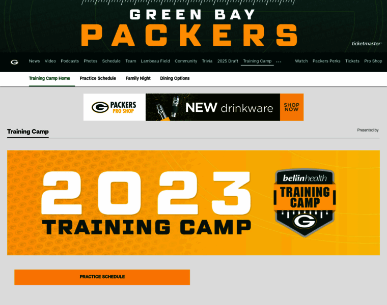 Packerstrainingcamp.com thumbnail
