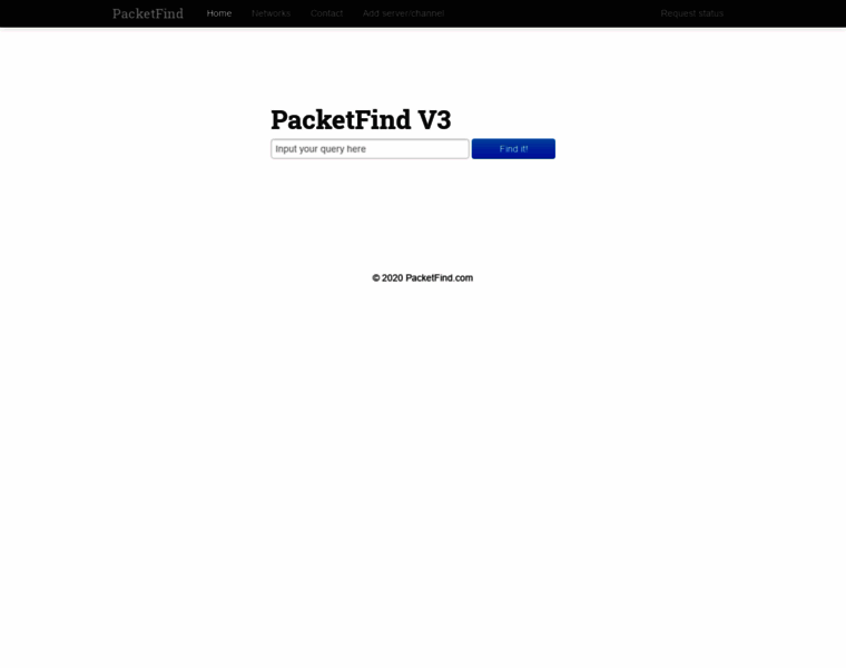 Packetfind.com thumbnail